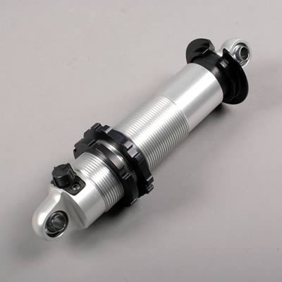 Strange Double Externally Adjustable Aluminum Coilover Shocks S5007 Kit, Adjustable, Aluminum, 19.15 in. Extended, 12.64 in. Collapsed, Bearing/Bearing, Pair
