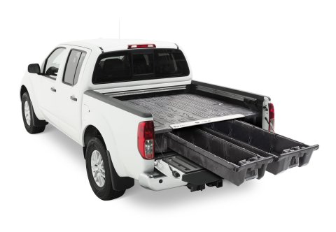 Decked In-Vehicle Storage Systems MN4 Truck Bed Toolboxes, Systems, Center of Truck Bed Location, 2-door, Polyethylene, Black, 6 ft. 1 in. Bed Only, for Nissan, Kit