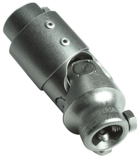 Borgeson Universal Steering U-Joints 153443 U-Joint / Vibration Damper, Stainless Steel, 3/4-36 X 1"48