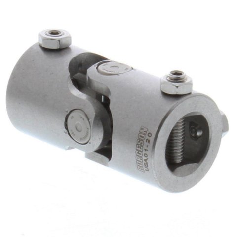 Borgeson Universal Steering U-Joints 115252 U-Joint, Standard Style, Stainless Steel, Natural, 1 in. DD Ends, Each