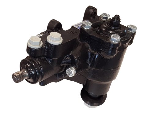 Borgeson Universal Street and Performance Series Steering Boxes 800130 Box, Performance, Power Assist, 12.7:1 Ratio, with Adapters, Cast Iron, Black, Buick, Cadillac, Chevy, Oldsmobile, Pontiac, Each