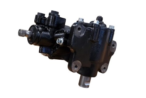 Borgeson Universal Street and Performance Series Steering Boxes 800133 Box, & Performance, Power Assist, Cast Iron, Black, 12.7:1 Ratio, Chevrolet, GMC, Each