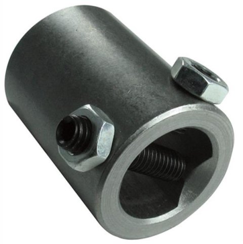 Borgeson Universal Steering Shaft Couplers 315200 Coupler, Steel, 1 in. DD, 1 1/4 in. Smooth Bore, Each