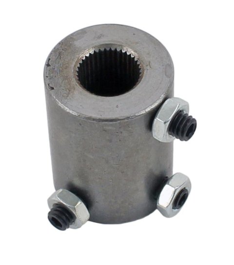 Borgeson Universal Steering Shaft Couplers 313449 Coupler, Steel, 3/4 in. 36-Spline, 3/4 in. DD, Each