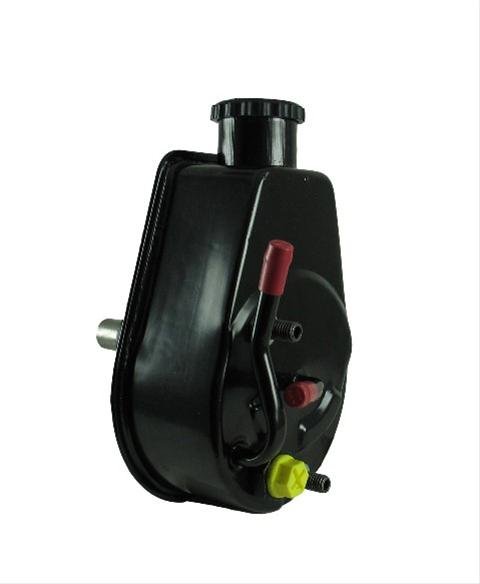 Borgeson Universal Self-Contained Saginaw GM Power Steering Pumps 800323 Pump, P Series, Reservoir, Black, Designed for Hydroboost Applications, Each