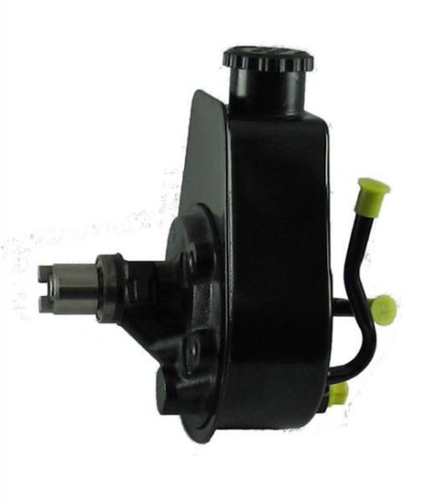 Borgeson Dodge Cummins Diesel Hi-Flow Power Steering Pumps 800328 Pump, Hi-Flow, Saginaw P Series, Black, Pump Drive, Dodge, 5.9L Diesel, Each