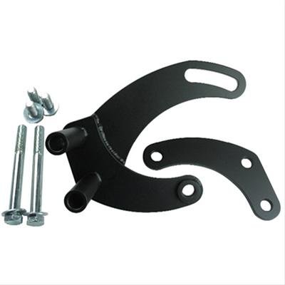 Borgeson Universal Power Steering Pump Brackets 802400 Brackets, Driver Side, Upper and Lower, Steel, Natural, Kit