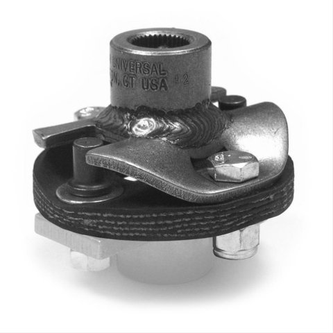 Borgeson Universal Rag Joints 990014 Steering Coupler, 3/4 in. 36-spline, One Side Only, Includes Joint Disc, Steel, Natural, each