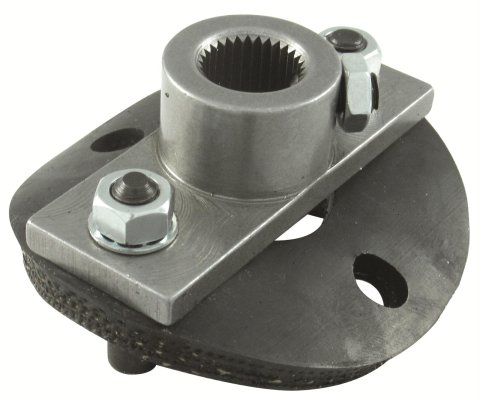 Borgeson Universal Steering Shaft Couplers 990013 Coupler, Steel, Natural, 13/16 in. 36-spline, for Box Side, Each