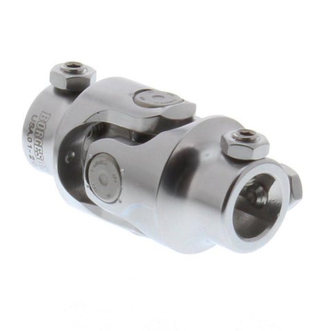Borgeson Universal Steering U-Joints 124949 Joint, Stainless Steel, Polished, 3/4 in. DD, 3/4 in. DD, Each