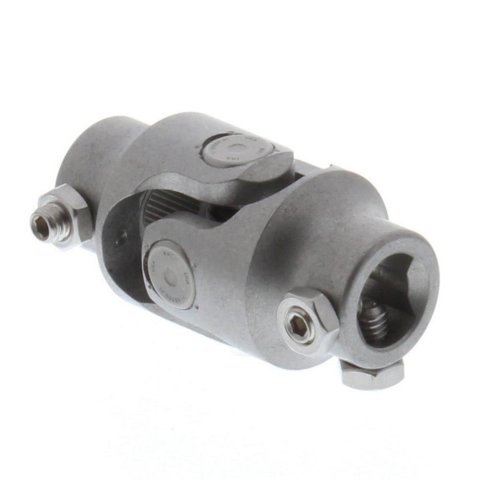 Borgeson Universal Steering U-Joints 114918 Joint, Stainless Steel, Natural, 3/4 in. DD, 5/8 in. 36-Spline, Each