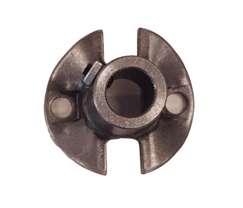 Borgeson Rag Joint Flanges 384300 Flange, 1 in.-48 Spline, Steel, Each