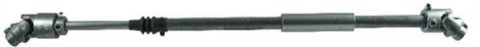 Borgeson Universal Telescoping Steering Shafts 000981 Shaft, Telescoping, Round Style, Steel, Natural, Ford, Power Assist Type, Each