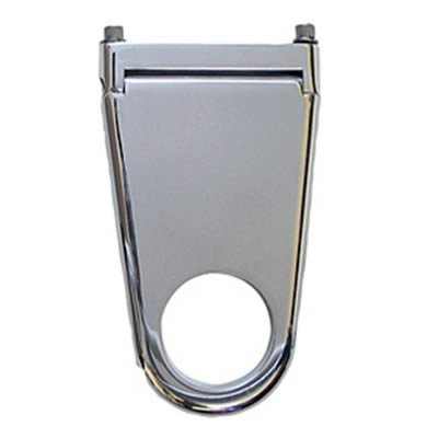 Borgeson Solid-Style Column Drops 911225 Steering Mount, Aluminum, Polished, 2.25 in. Diameter, 5.0 in. Drop, Each