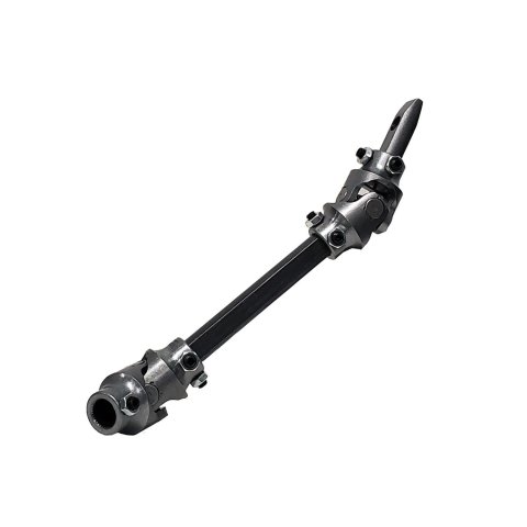 Borgeson Universal Steering Shafts 000656 Shaft, Splined/Double D Style, Steel, Natural, Ford, Power Assist Type, Each