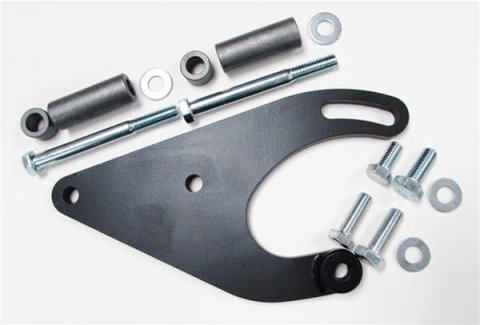 Borgeson Power Steering Pump Brackets 802413 Bracket, Saginaw P Series, Driver Side, Cylinder Head Mount, Steel, Black, Ford, Kit