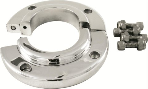 Borgeson Steering Column Solid Swivel Floor Mounts 909013 Mount, Floor, Swivel, Aluminum, Natural, 1.50 in. Diameter, Each