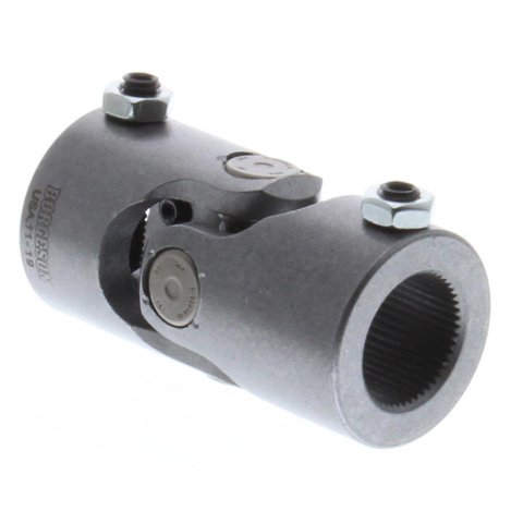 Borgeson Universal Steering U-Joints 014352 Joint, Steel, 1 in. 48-Spline, 1 in. DD, Each