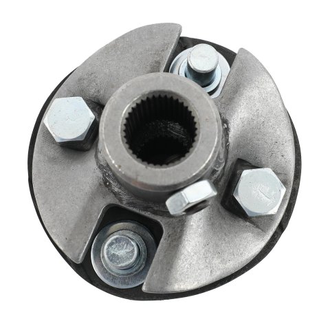 Borgeson Universal Rag Joints 053134 Steering Coupler, Joint, 3/4 in. 30-Spline, 3/4 in. 36-Spline, Steel, Natural, Each