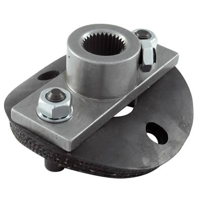 Borgeson Rag Joint Flanges 990015 Half, Steel, 18mm DD, One Side Replacement, Each