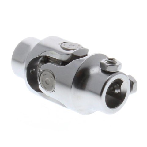 Borgeson Universal Steering U-Joints 123449 Joint, Stainless Steel, Polished, 3/4 in. 36-Spline, 3/4 in. DD, Each