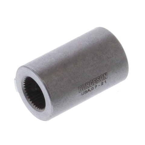 Borgeson Universal Steering Shaft Couplers 313434 Coupler, Steel, 3/4 in. 36-Spline, 3/4 in. 36-Spines, Each