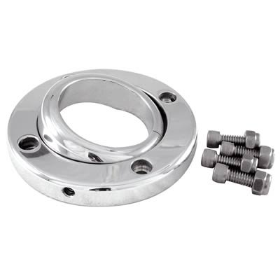 Borgeson Steering Column Solid Swivel Floor Mounts 909003 Mount, Aluminum, Natural, 2 in. Diameter, Each