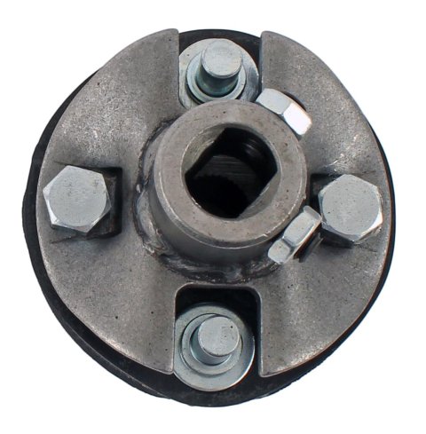 Borgeson Universal Rag Joints 053449 Steering Coupler, Joint, 3/4 in. 36-Spline, 3/4 in. DD, Steel, Natural, Each