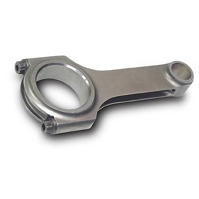 Scat Pro Sport H-Beam Connecting Rods 2-428-6490-2438-975 Rods, 4340, H-Beam, 12-Point, Cap Screw, 6.490 in. Length, Ford, 428, Set of 8