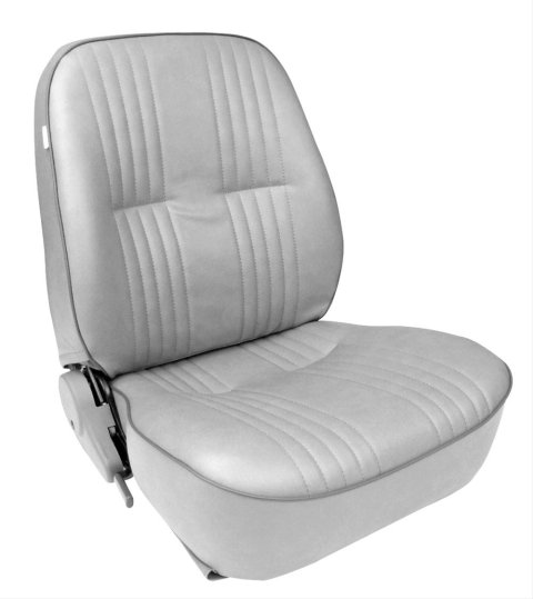 Procar Lowback Series 1400 Gray Vinyl Seat 80-1400-52R Seat, Pro-90 1400, Reclining, Right Side, Vinyl, Gray, Each