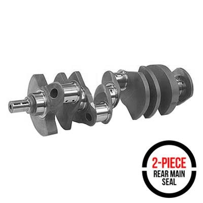Scat Cast Crankshafts 9-10442 Crankshaft, 2-Piece Seal, Internal Balance, Steel, 3.480 in. Stroke, Chevy, 350, Each