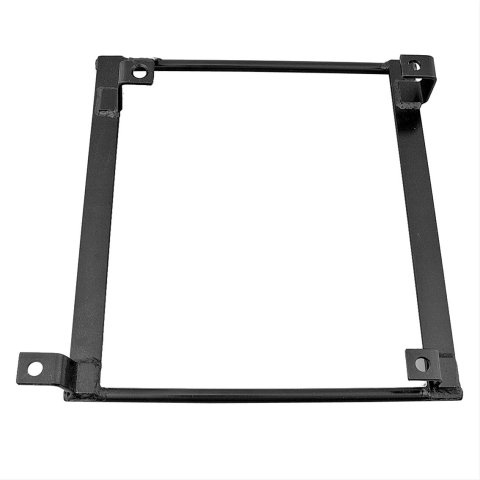 Procar Seat Adapter Brackets for 1968 CHEVY II, 1969-1974 NOVA - 81507 Brackets, Passenger Side, Bench to Bucket Conversion, Steel, Black, Chevy, Each