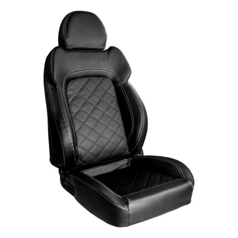 Procar Touring Series 1680 Black Vinyl Seat 80-1680-51L Seats, 1680, Recliner, Vinyl, Driver Side, Each