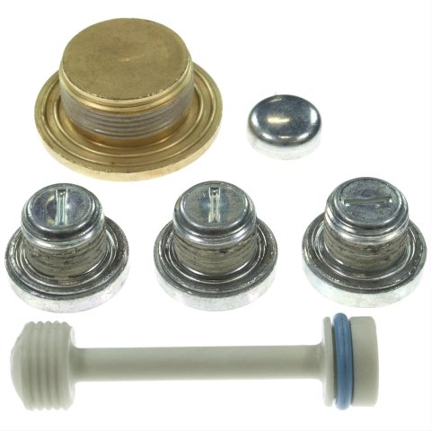 Melling Freeze Plugs MPE-900BR-GP Plugs, Brass/Steel, Chevy, GM LS Engine, Kit