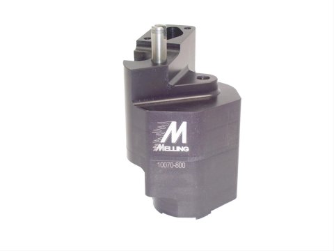 Melling Select Billet Aluminum Oil Pumps 10070-800SS Pump, Wet Sump Style, High-Volume, High-Pressure, Aluminum, 8 in. Pan Depth, Chevy, Big Block, Each