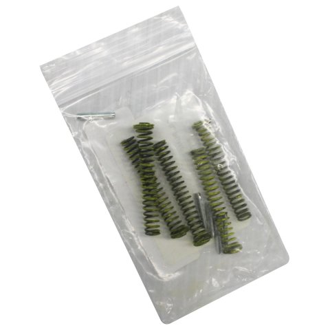 Melling High-Pressure Oil Pump Springs 55058 Springs, 58 psi, Steel, Yellow, Pins, Chevy, Small Block, Kit