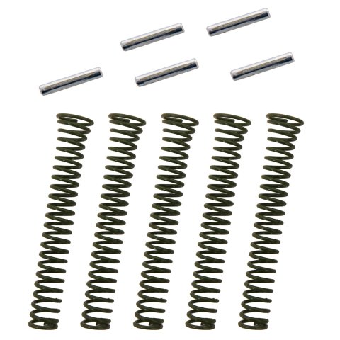 Melling High-Pressure Oil Pump Springs 55049 Springs, 49 psi, Steel, Green, Pins, Chevy, Small Block, Kit