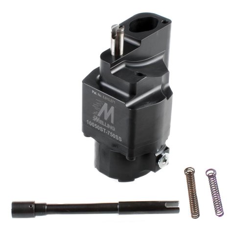 Melling Shark Tooth Oil Pumps 10050ST-750SS Pump, Tooth, High-Volume, Pickup, Driveshaft, 7.50 in. Pan Depth, Chevrolet, Small Block Gen I, Each