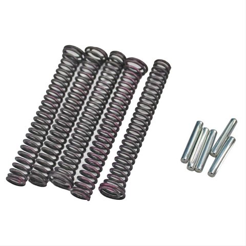 Melling High-Pressure Oil Pump Springs 77070 Springs, 70 psi, Steel, Pink, Pins, Chevy, Big Block, Kit