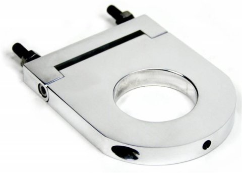 ididit Steering Column Drop Mounts 2306370030 Mount, 6.5 in. Drop, Hinged, Aluminum, Brushed, Each