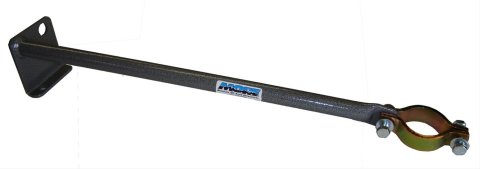 M.O.R.E. Steering Box Braces for 1987-2001 CHEROKEE - SB9037XJ Brace, Steel, Gray Powdercoat, Zinc Plated, Jeep, Kit