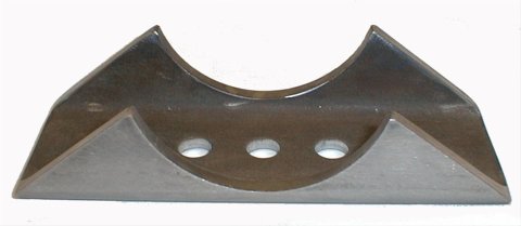 M.O.R.E. Leaf Spring Mounts 98105 Mounts, Steel, 7 in. Length, 2.5 in. Width, 2.750 in. Axle Diameter, Pair