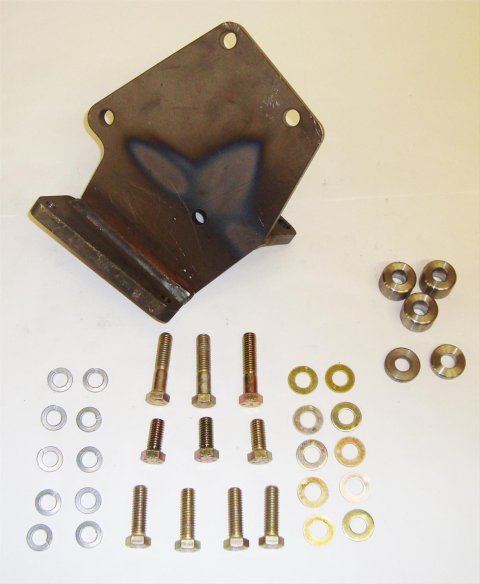 M.O.R.E. Steering Box Mounting Brackets SB7686-1 Bracket, Relocation, Steel, Jeep, Each