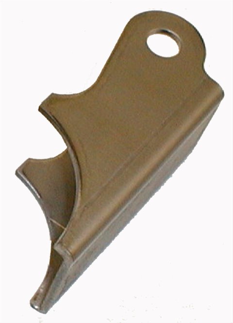 M.O.R.E. Shock Mounts 98200 Mount, Steel, Natural, Rear Lower, Jeep, Each