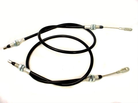 M.O.R.E. Emergency Brake Cable Kits EB2 84-96 XJ Cherokee w/Ford 8.8 disc brake rear axle Cables