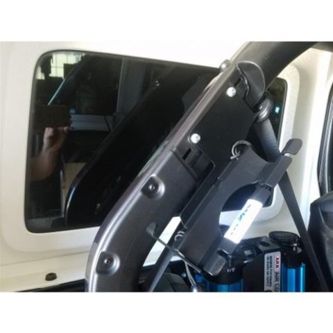M.O.R.E. Fire Extinguisher Brackets JLFIREB Bracket, Black, Jeep, JL, Each