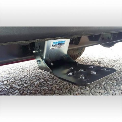 M.O.R.E. Hide-A-Steps JLST18B Side Step, Hide-A-Step, Steel, Black Powdercoated, Jeep, Each