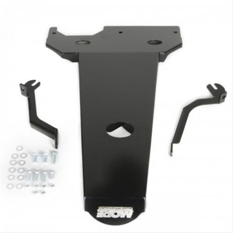 M.O.R.E. Skid Plates JKOPSP Plate, Oil Pan, Transmission, Steel, Black Powdercoated, Jeep, Each
