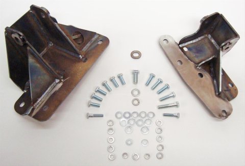 M.O.R.E. Motor Mounts and Inserts BBTJ9799 97-99 TJ 4.0L engineFrame Plates & Block Brackets