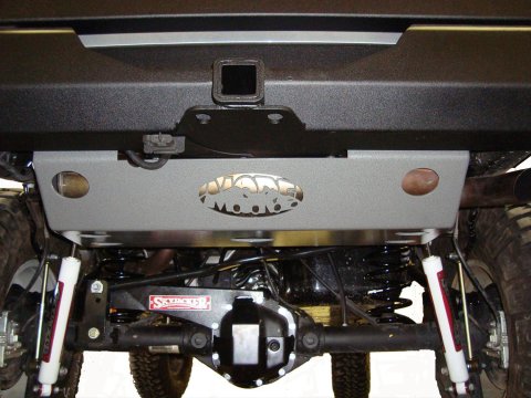 M.O.R.E. Skid Plates JKMSP0709 2007-CURRENT Wrangler JK Muffler Plate